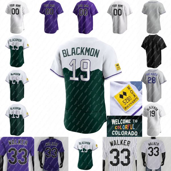 charlie blackmon baseball jersey kris bryant mike 11 moustakas ryan mcmahon c.j. cron elehuris montero yonathan daza ezequiel tovar alan tre, Blue;black
